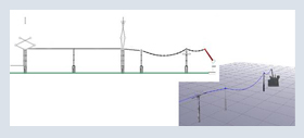 Dinámica estructural de líneas de alta tensión